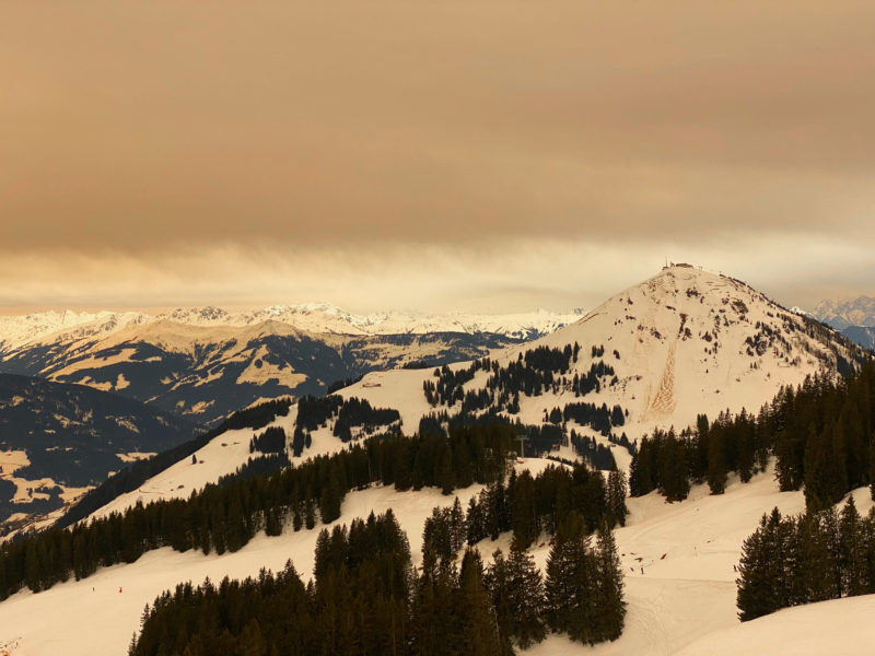 Sahara sand in the Alps. Image © PlanetSKI